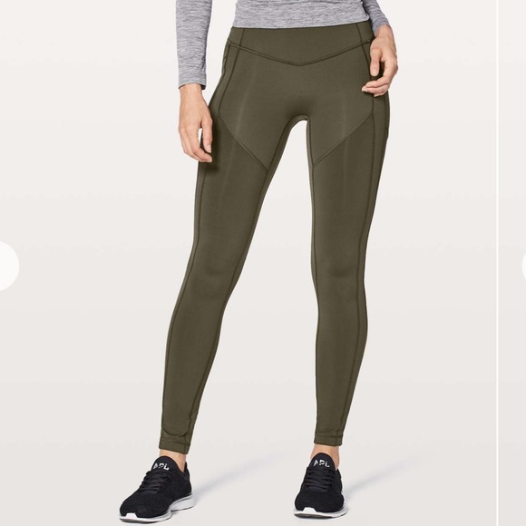 lululemon athletica Pants - All the right places pant II 28” dark Olive 10